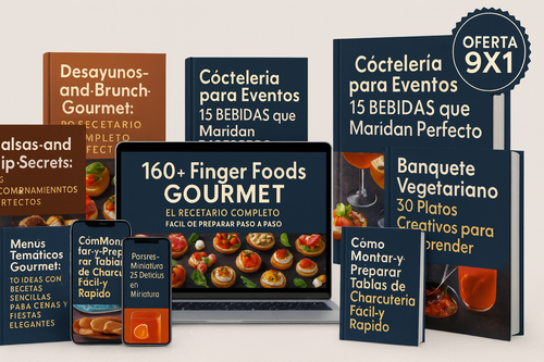 📦 Combo Gourmet 9X1: 3 eBooks + 6 Bonus Exclusivos