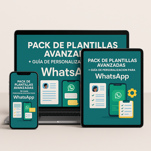 Pack de Plantillas Avanzadas | Guia de Personalizacion para WhatsApp